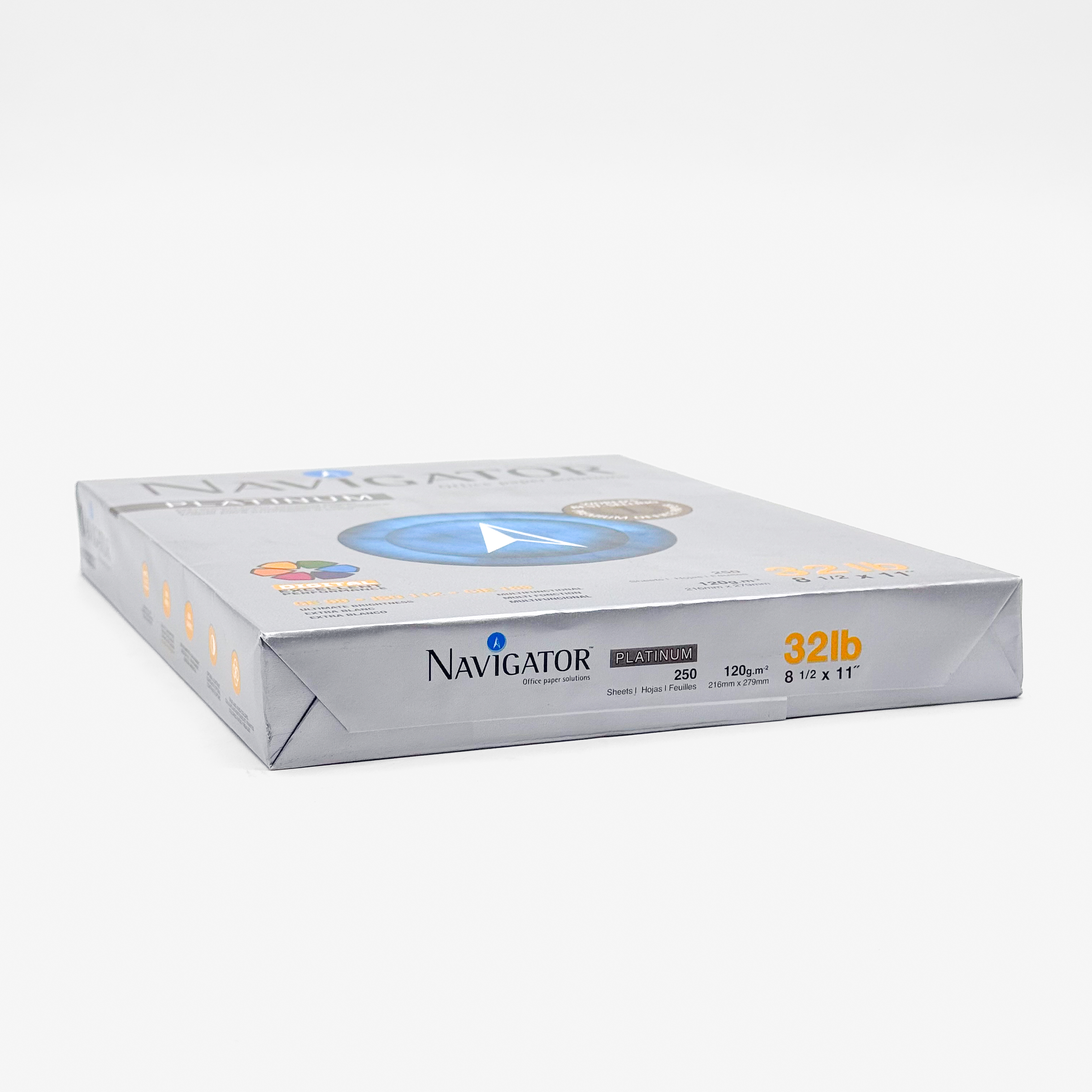 Navigator Platinum Color Copy 8-1/2x11 32lb/120g 250/pkg | Paper