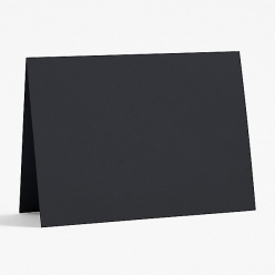 Basis Premium A-9 Foldover Cards Black 8-1/2x11 100/pkg