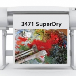 SIHL 3471 SuperDry Satin Grayback Roll-up Film 7.5mil 42in x 100ft 2in/core 1/case