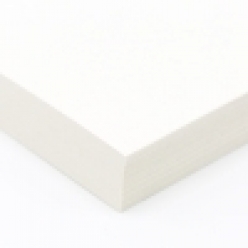 Via Smooth Bright White Fiber Card Stock - 8 1/2 x 11 in 80 lb Cover Smooth  30% Recycled 250 per Package