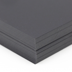 So Silk Cover Black Style 8-1/2x11 92lb/250g 100/pkg