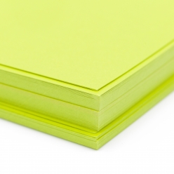 CLOSEOUTS So Silk Cover Shocking Green 8-1/2x11 92lb/250g 50/pkg