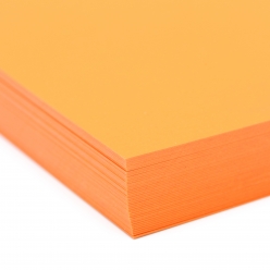 Plike Text Orange 11x17 95lb/140g 100/pkg