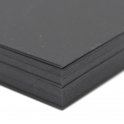 Curious Skin Black 12x18 100lb/270g Cover 100/pkg