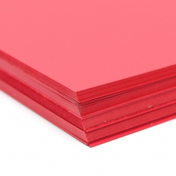 Curious Skin Red 12x18 100lb/270g Cover 100/pkg