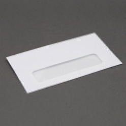 White Wove #7-3/4 24lb Window Envelope 500/box