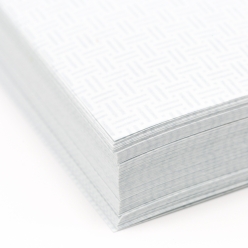 Blue 8-1/2x11-24lb Basketweave Security Paper 500/pkg