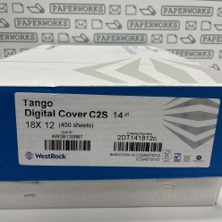 Tango Semi-Gloss Coated 2-side Cover 18x12 14pt/295g 450/pkg