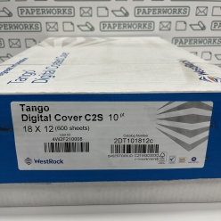 Tango Semi-Gloss Coated 2-side Cover 18x12 10pt/220g 600/pkg