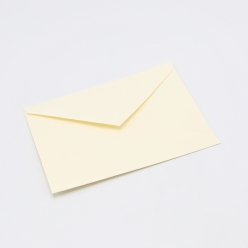 Crane's Lettra Ecru 4Bar Envelope Pointed Flap 50pkg
