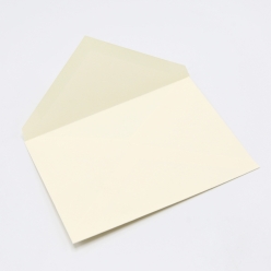 Crane's Lettra Ecru A7 Inside Envelope Pointed Flap Ungummed 50pkg