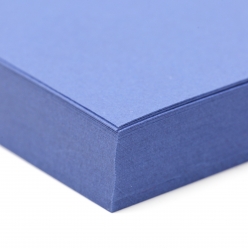 CLOSEOUTS Basis Premium Cover 8-1/2x11 80lb Blue 100/pkg