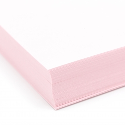 CLOSEOUTS Basis Premium Cover 8-1/2x11 80lb Pink 100/pkg