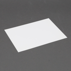Platinum Lee size White Plain Card 5-1/8x7 250/box