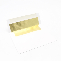 Foil Lined Gold A-2 Envelope [4-3/8x5-3/4] 50/pkg