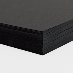 Sirio Ultra Black 103lb/280g Satin-Smooth Cardstock 12x18 50/pkg