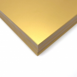 Synthetics Digital Polyester Pearlescent Gold 8-1/2x11 8mil/250g 50/pkg