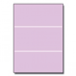 CLOSEOUTS Tri-Fold Brochure 8-1/2x11 67lb Exact Orchid 250/pkg