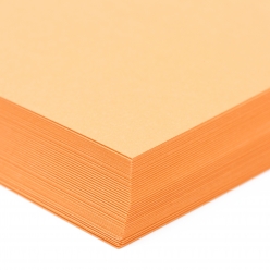 CLOSEOUTS Brite Orange Exact Cover 8-1/8/2x11 65lb 250/pkg