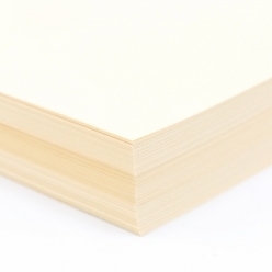 CLOSEOUTS Mohawk Via Laid 80lb Cover Ivory 8-1/2x11 250/pkg