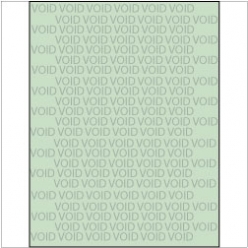VOID if Copied Paper 8-1/2x11 24lb Green Tint 500/pkg