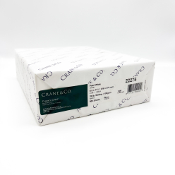 Crane's Crest 28lb/105g Writing Pearl White Wove 8-1/2x11 500/pkg