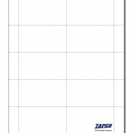 Solar White 65lb Cover Classic Crest Business Cards 10-up 250/pkg