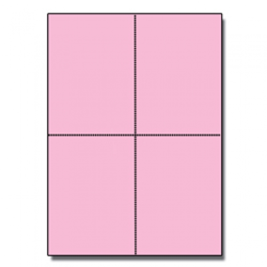 Postcards 4up Pink 1000/pkg