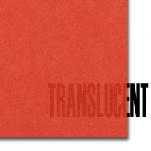CLOSEOUTS Curious Translucent Flame 8-1/2x11 27lb/100g Text 100/pk