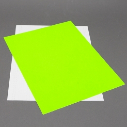 CLOSEOUTS Sun Cover 80lb Fluorescent Lime 8-1/2x11 100/pkg