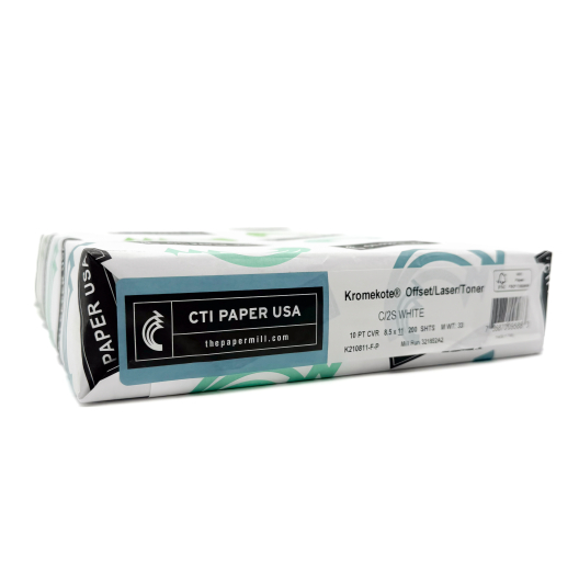 Kromekote Hi Gloss C2S Cover 8-1/2x11 10pt/250g 200/pkg