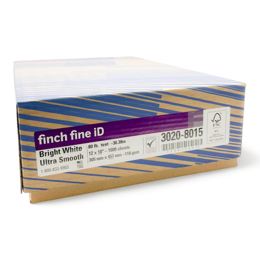 Finch Fine iD 12x18 32/80lb/120g Paper 1000/case
