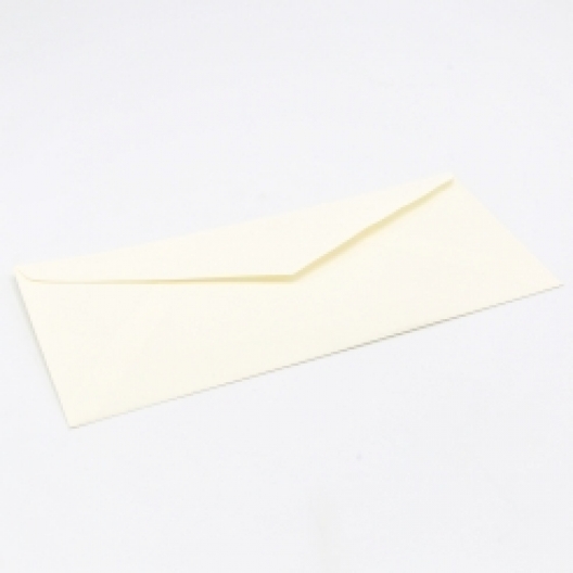 CLOSEOUTS Crane's Lettra Pearl White #10 80lb Pointed Flap 50/pkg