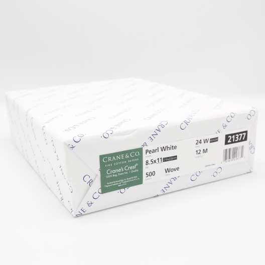 Cranes Crest Pearl White Cover 8 1 2x11 110lb 125 Pkg Paper Envelopes Cardstock Wide Format Quick Shipping Nationwide Paperworks