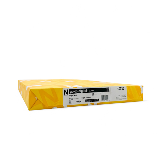 Neenah Go-To Digital 120lb/324g Cover Bright White 18x12 125/pkg
