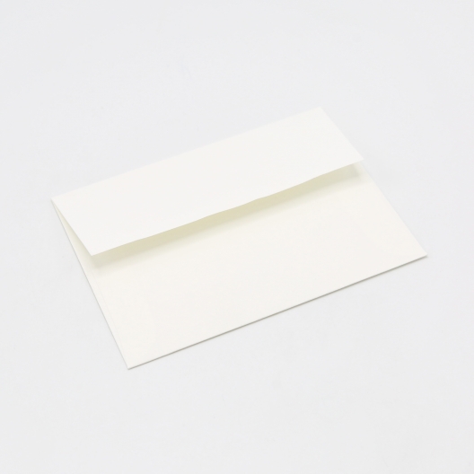 Crane's Lettra Pearl White Envelope A9 Square Flap 50/pkg