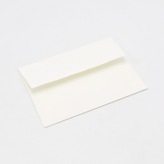 Crane's Lettra Fluorescent White Envelope A9 Square Flap 50/pkg