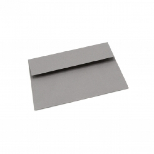 CLOSEOUTS Basis Premium Envelope A6 Gray 50/pkg