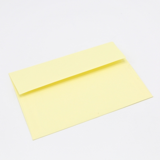CLOSEOUTS Basis Premium Envelope A2[4-3/8x5-3/4] Light Yellow 50/pkg