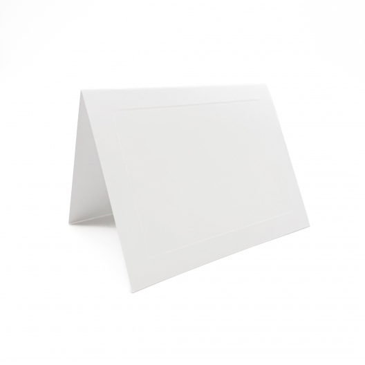 Baronial Panel Foldover White 6Bar (6-1/4x9-1/4) 250/box