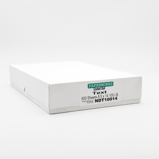 Paperworks Coated Dull 100lb/148g Paper 8-1/2x14 500/pkg