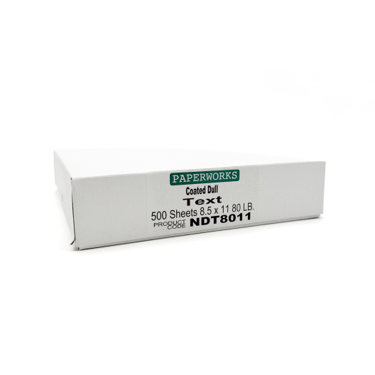 Paperworks Coated Dull 80lb/120g Paper 8-1/2x11 500/pkg