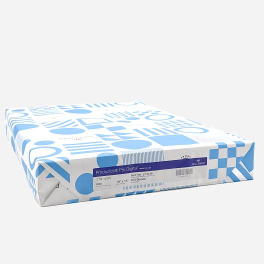 Productolith Pts. Semi-Gloss Coated-1-side Cover 19x13 12pt/256g 200/pkg