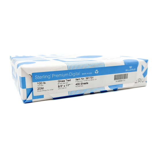 Sterling Premium Digital Gloss 100lb/148g Paper 8-1/2x11 400/pkg