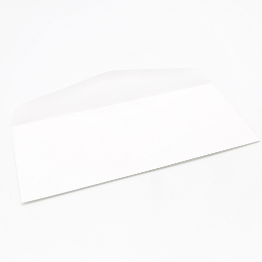 Cranes Crest Fluorescent White Envelope #10 28lb Pointed Flap 500/box