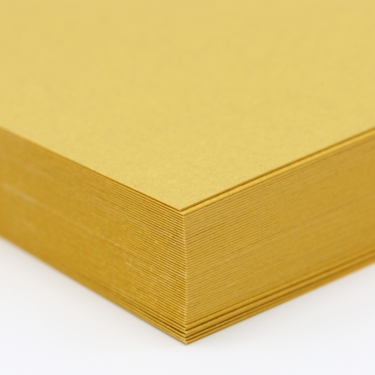 CLOSEOUTS Neenah Pearl Metallic Bright Gold 105lb/285g Cardstock 8-1/2x11 50/pkg