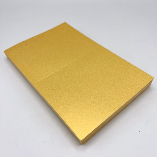 CLOSEOUTS Stardream Cover Gold A-2 Foldover Card 50/pkg