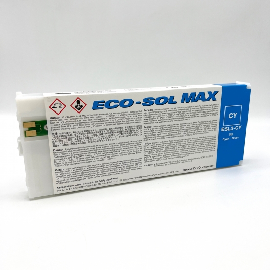 Roland Eco-Sol MAX Cyan Ink ESL3-CY 220ml Cartridge