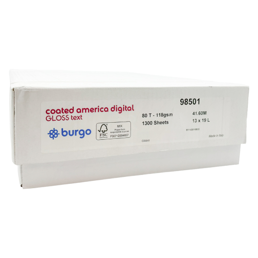 Coated America Digital Gloss 80lb/120g Paper 13x19 1300/case