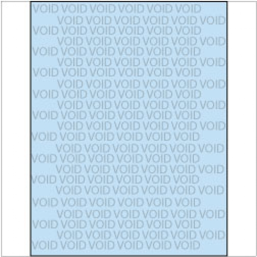 VOID if Copied Paper 8-1/2x11 24lb Blue-Tint 500/pkg